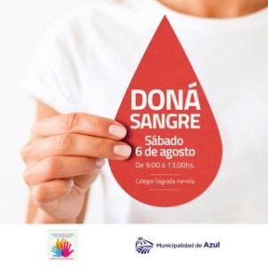 Jornada de donación voluntaria de sangre